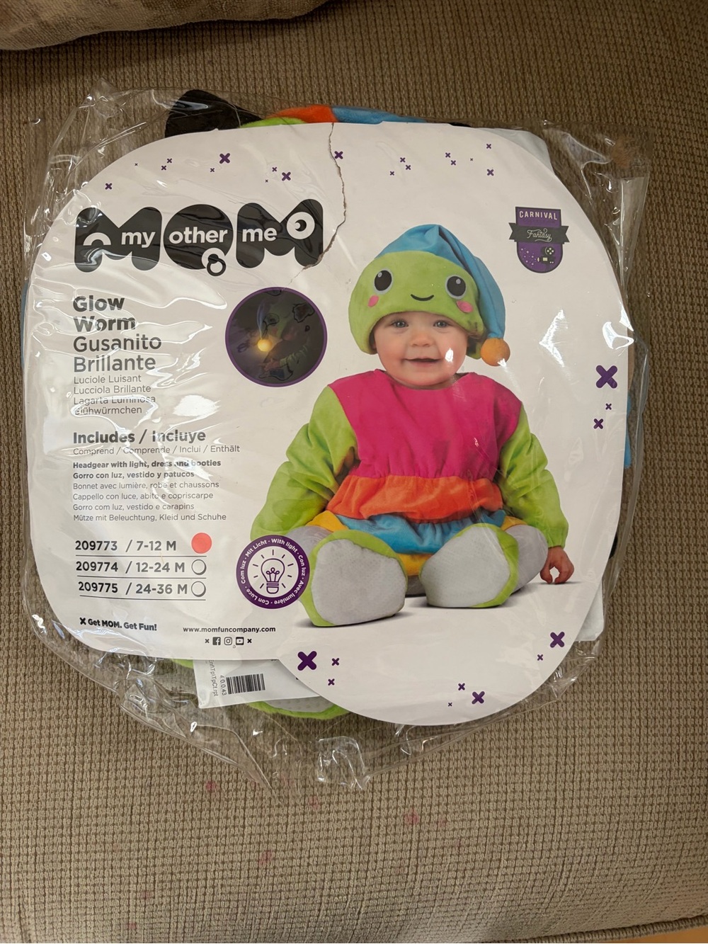 Glow Worm Infant Costume
